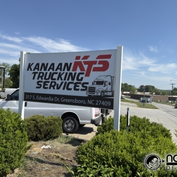 Kanaan Trucking Street Sign